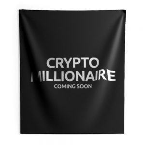 Cryptocurrency Crypto BTC Bitcoin Miner Ethereum Litecoin Ripple Indoor Wall Tapestry
