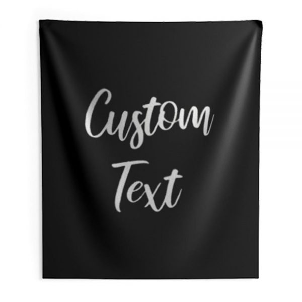 Customize Your Own Shirt With Text Indoor Wall Tapestry