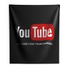 Customized YouTube Channel URL Indoor Wall Tapestry