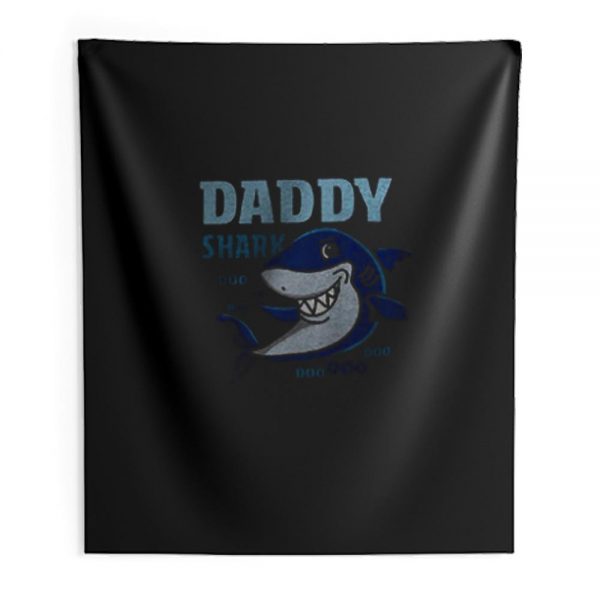 Daddy Shark Doo Doo Doo Daddy Indoor Wall Tapestry