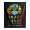 Daddy Shark Vintage Style Indoor Wall Tapestry