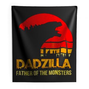 Dadzilla Father Of The Monsters Indoor Wall Tapestry