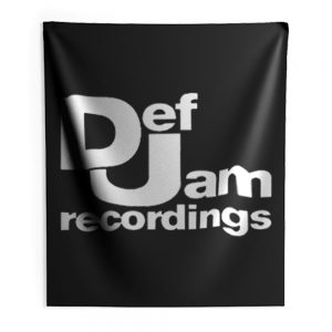 Def Jam Recordings Hip Hop Classic Music Indoor Wall Tapestry