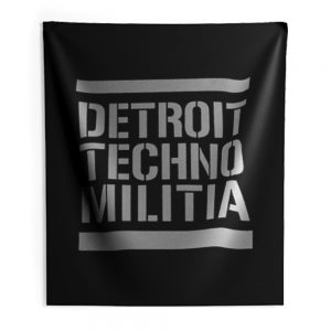 Detroit Techno Militia Indoor Wall Tapestry