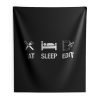 Director Eat Sleep Edit Indoor Wall Tapestry