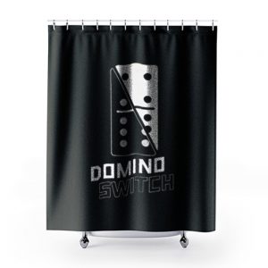 Domino Switch Dominoes Tiles Puzzler Game Shower Curtains