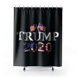 Donald Trump Election 2020 Flag Shower Curtains