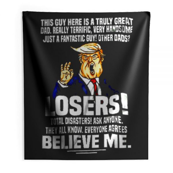 Donald Trump Fathers Day Indoor Wall Tapestry