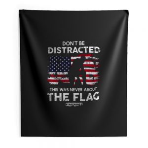 Dont Be Distracted Get Your Knee Indoor Wall Tapestry