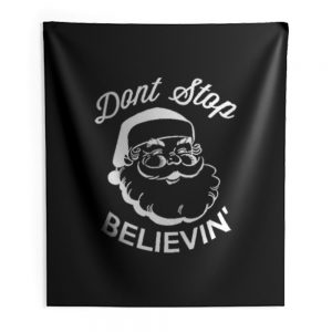 Dont Stop Beevein Father Christmas Xmas Indoor Wall Tapestry
