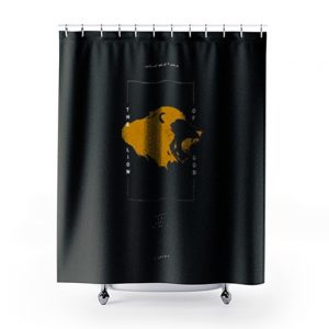 Dop The Lion of Dog Shower Curtains