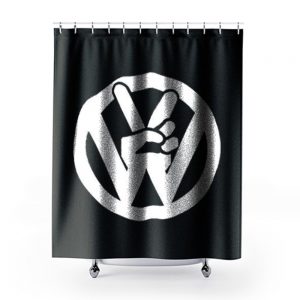 Dub Peace Symbol Shower Curtains