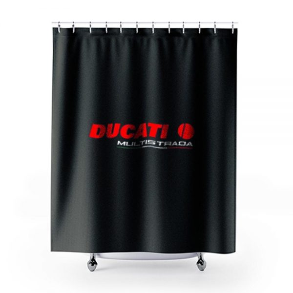 Ducati Multistrada Shower Curtains