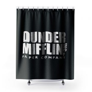 Dunder Mifflin Paper Company Inc from The Office Shower Curtains