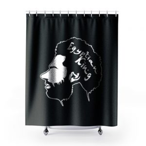 Egyptian King White Font Liverpool FC Custom Shower Curtains