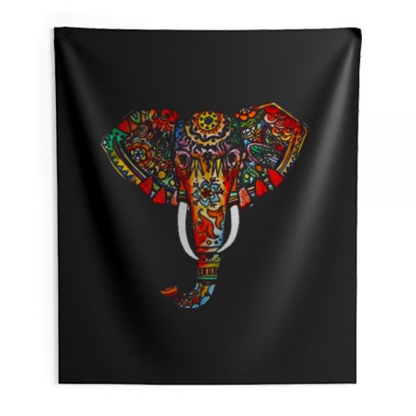 Elephant Ethnic Indoor Wall Tapestry