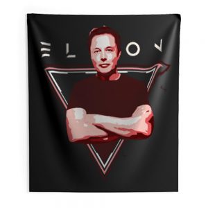 Elon Musk Space x Nerdy Indoor Wall Tapestry