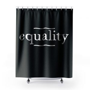Equality Black Resistance History Shower Curtains