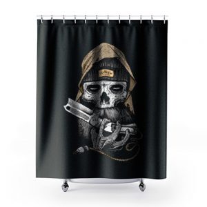 Eric Luther Knives Sollner Art Shower Curtains