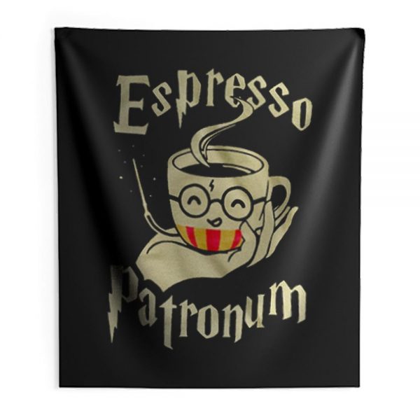 Espresso Patronum Parody Funny Indoor Wall Tapestry