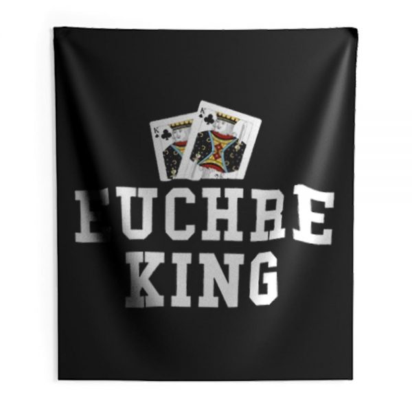 Euchre King Funny Euchre Player Indoor Wall Tapestry