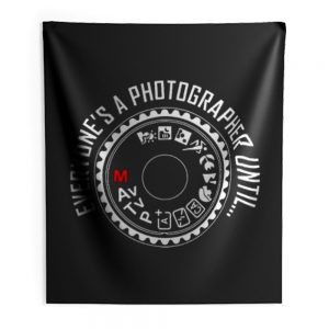 Everyones A Photographer Funny Indoor Wall Tapestry