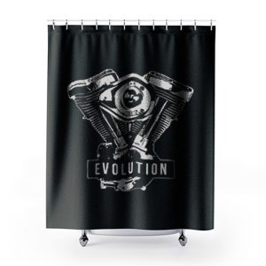 Evolution Engine Shower Curtains