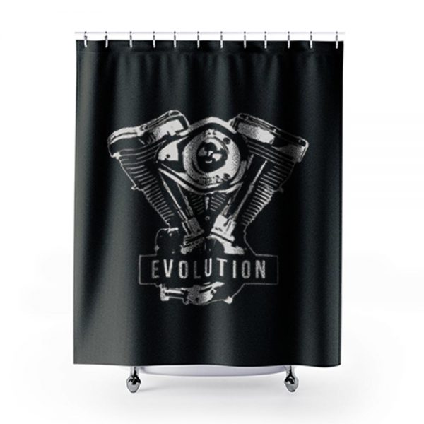 Evolution Engine Shower Curtains