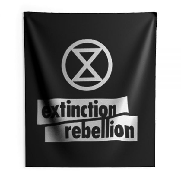 Extinction Rebellion Indoor Wall Tapestry