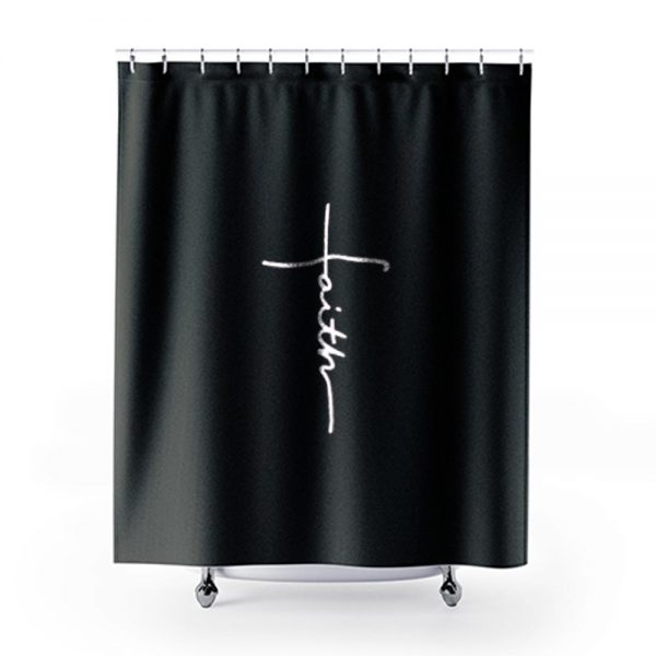 Faith Signature Art Shower Curtains