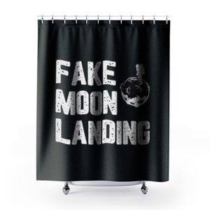 Fake News Landing Shower Curtains