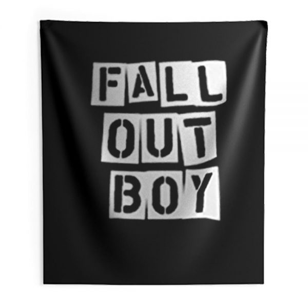 Fall Out Boy Fob Retro Indoor Wall Tapestry