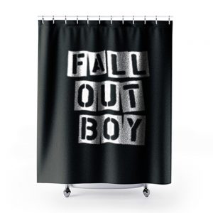 Fall Out Boy Fob Retro Shower Curtains