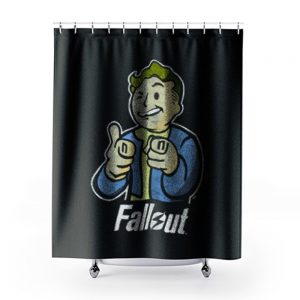 Fallout Vault Boy Shower Curtains