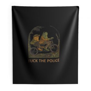Fck The Police Indoor Wall Tapestry
