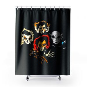 Feline Rhapsody Queen Band Parody Shower Curtains