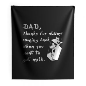 Fetching Milk Dad Fathers Day Indoor Wall Tapestry