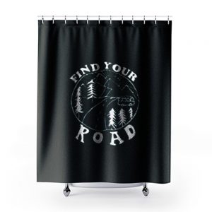 Find Your Road Shower Curtains