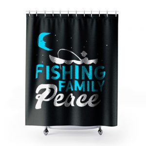 Fishing Family Peace Shower Curtains