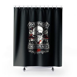 Five Finger Death Punch 1 Shower Curtains