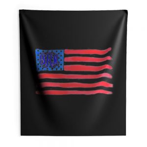 Flag Monogram Indoor Wall Tapestry