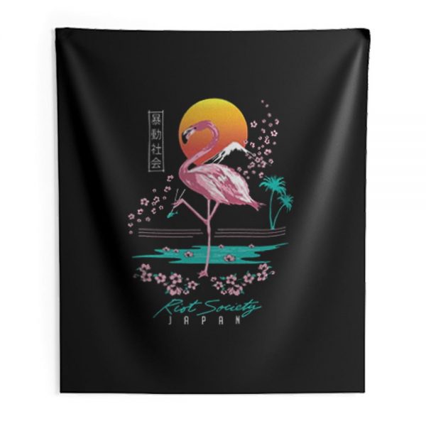 Flamingo Japan Indoor Wall Tapestry