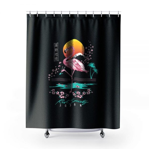 Flamingo Japan Shower Curtains