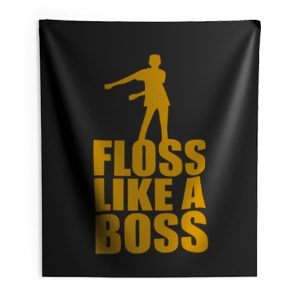Floss Dance Floss Like A Boss Indoor Wall Tapestry