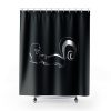 Flower Skunk Shower Curtains