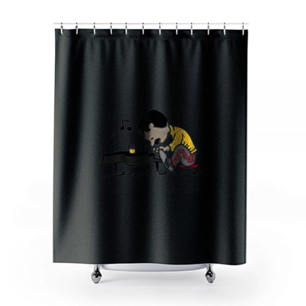 Freddie Mercury Vintage Shower Curtains