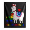 Free Mom Hugs Cute Llama LGBT Support Indoor Wall Tapestry