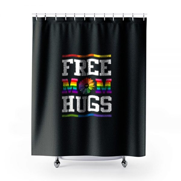 Free Mom Hugs Shower Curtains