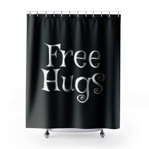 Free hugs Shower Curtains