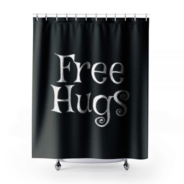 Free hugs Shower Curtains